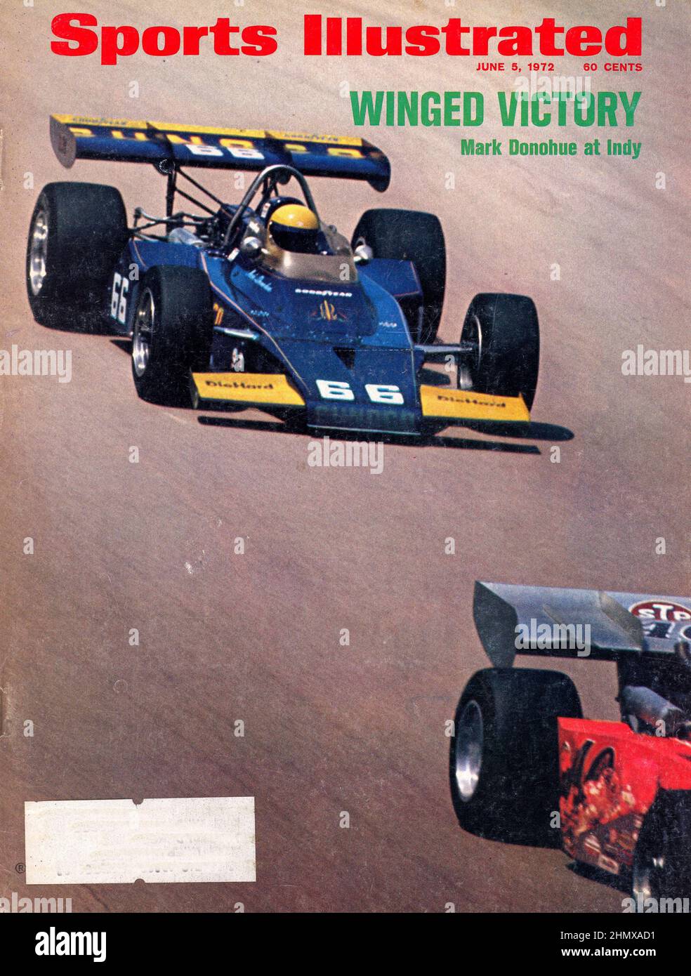 Vintage cover from the 5 June 1972 'Sports Illustrated' magazine, USA Stock Photo