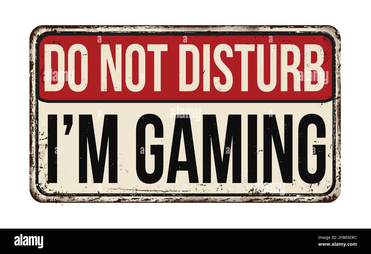 NEON EFFECT Do Not Disturb Sign Funny Gaming Sign For Man Cave Games