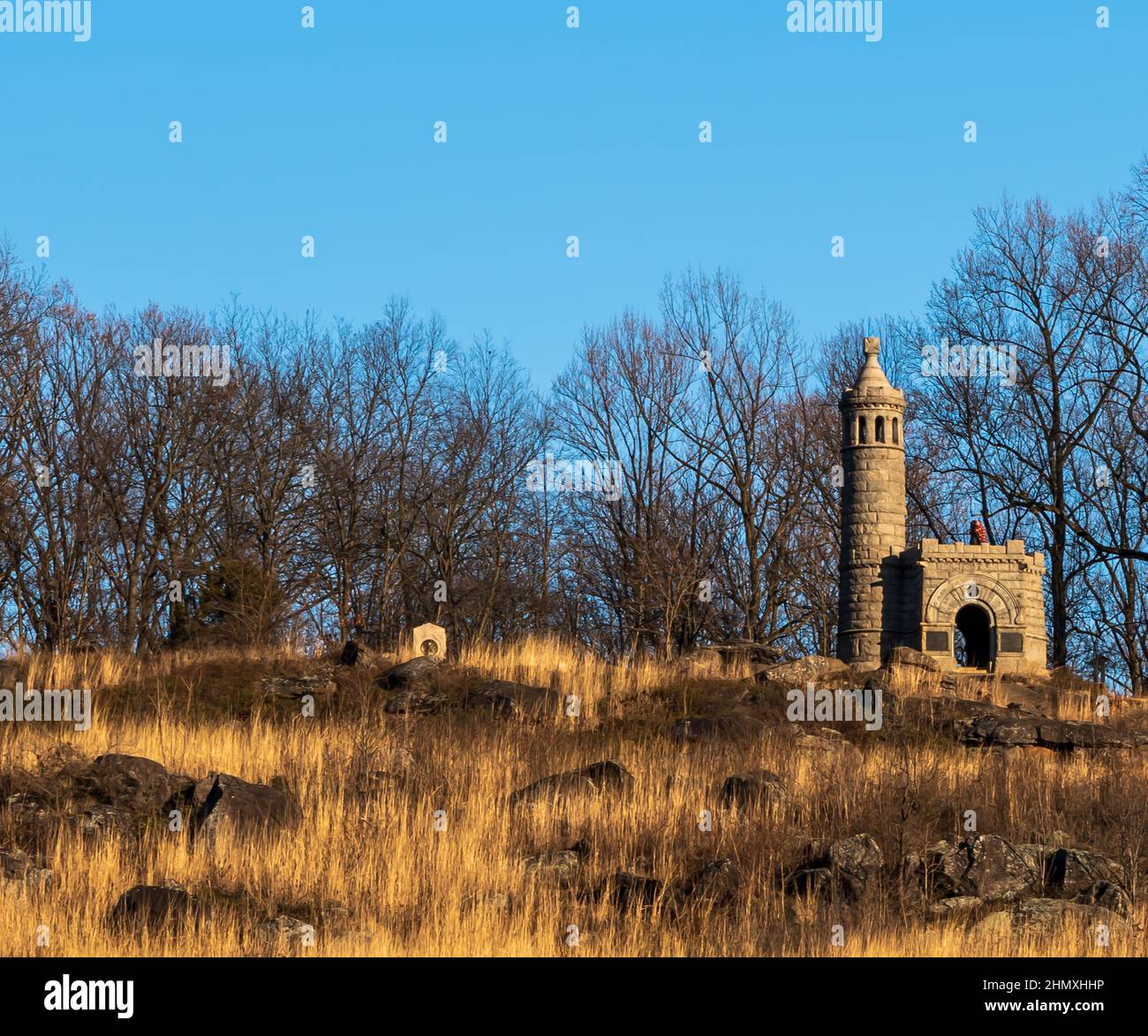 The monument to the 12th and 44th New York Volunteer Infantry Regiments