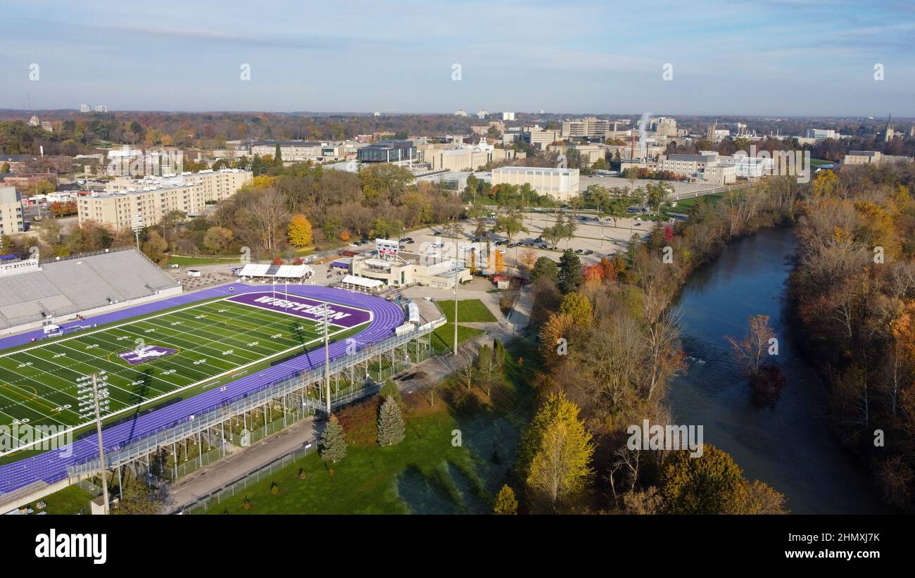 Western Alumni Stadium in London Ontario Canada, Home of the Western Mustangs football and track