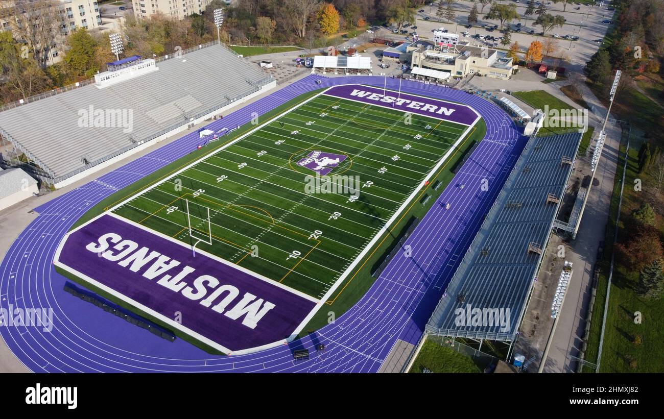 Western Alumni Stadium in London Ontario Canada, Home of the Western