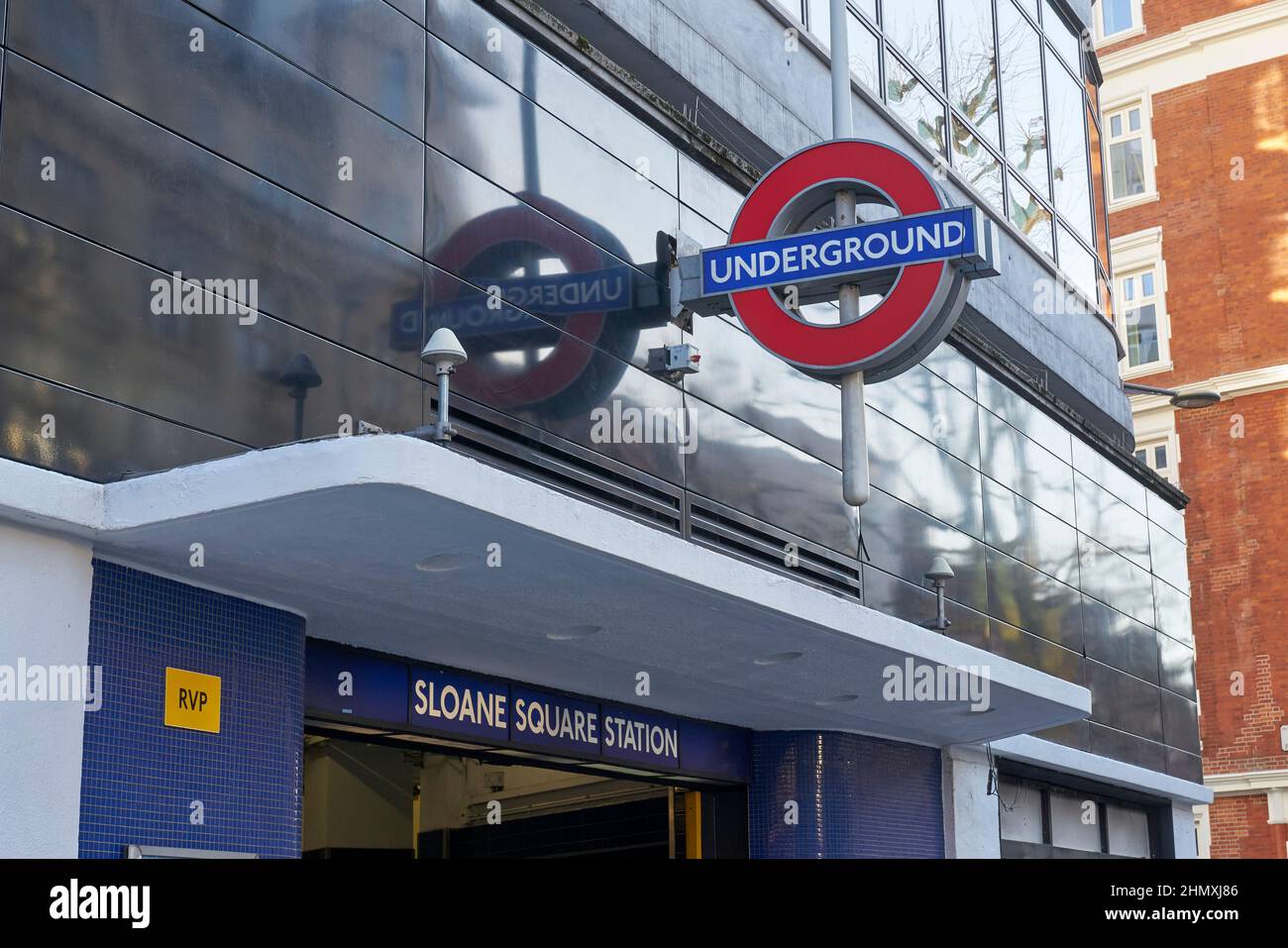 sloane square underground station Stock Photo Alamy