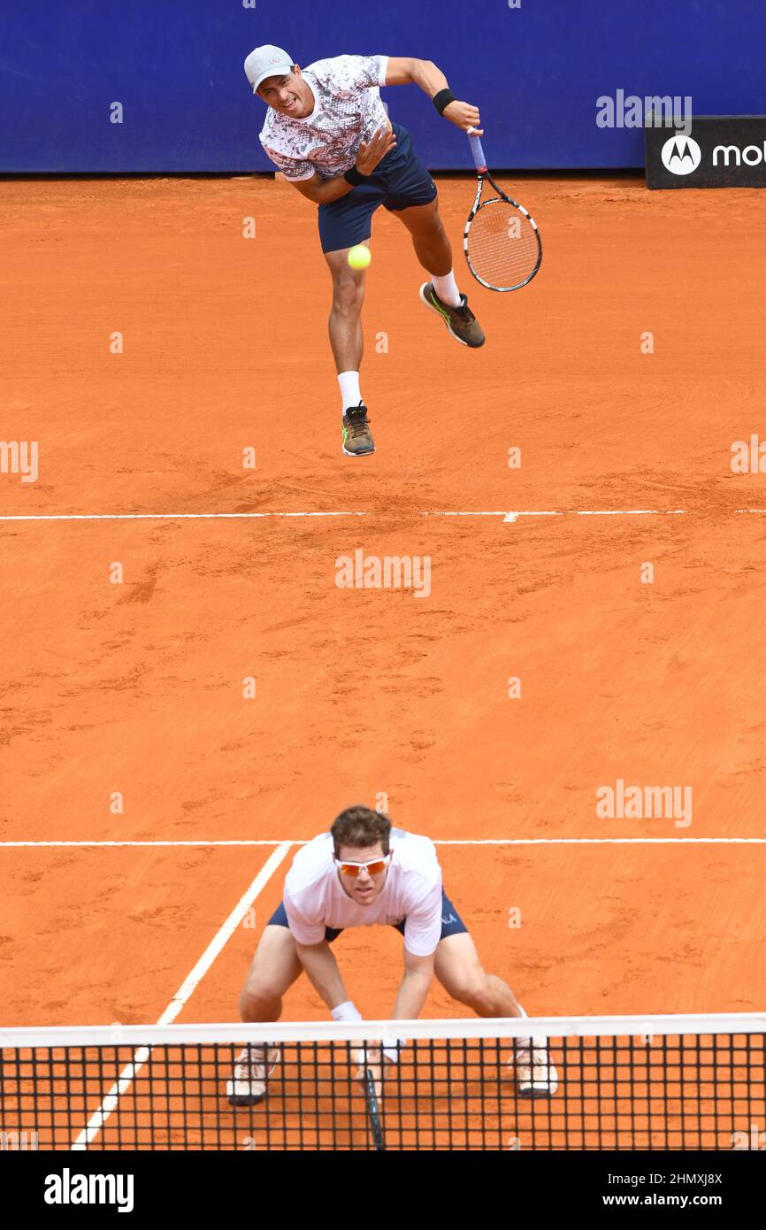 Ariel Behar (Uruguay) and Gonzalo Escobar (Ecuador). Argentina Open 2022.  Doubles semifinals Stock Photo - Alamy