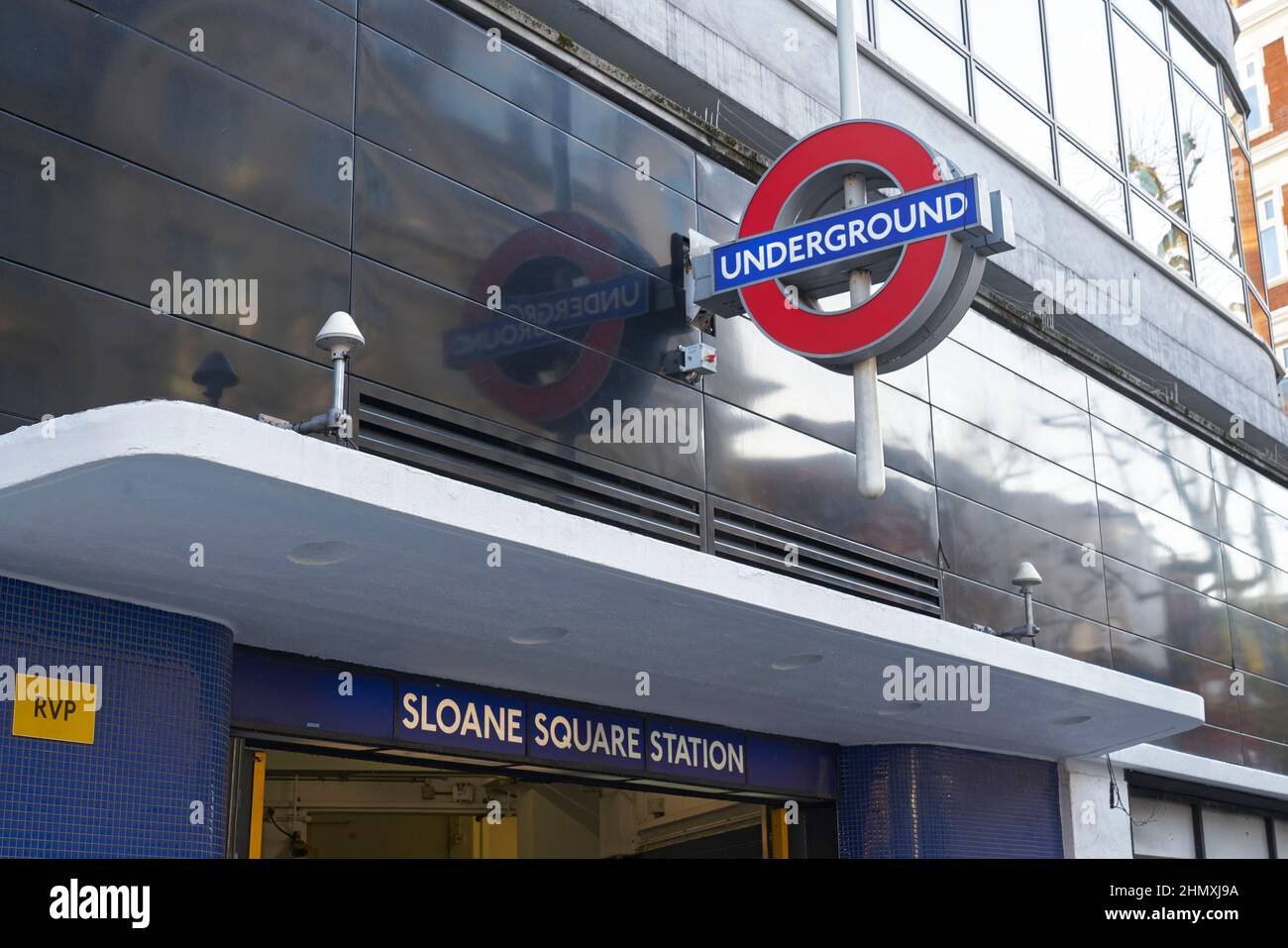 sloane square underground station Stock Photo