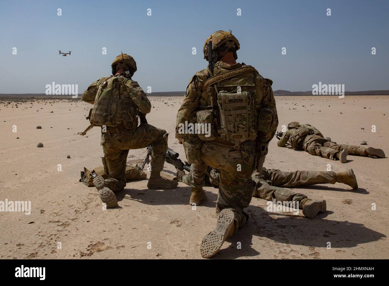 Virginia Army National Guard Soldiers assigned to the East Africa ...