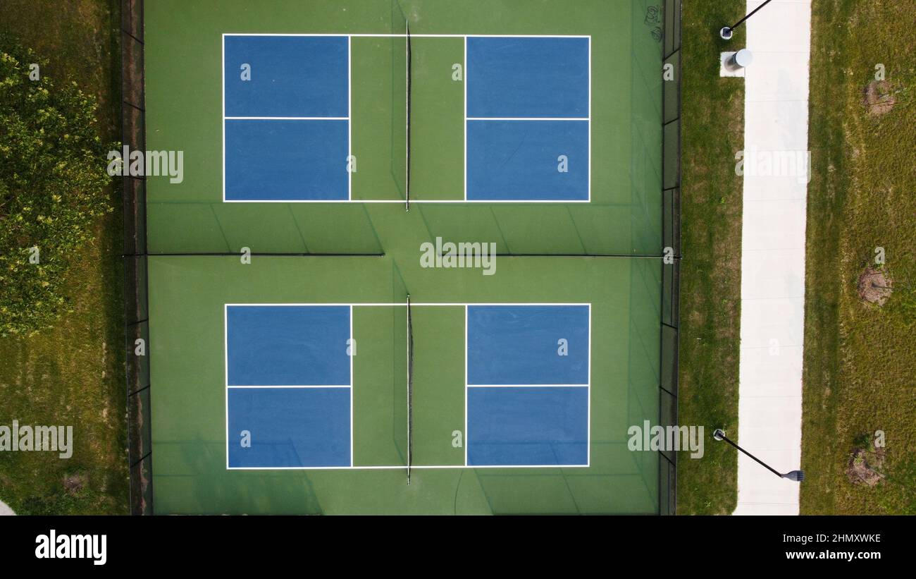 Newly built pickleball courts at East Lions Community Centre in London
