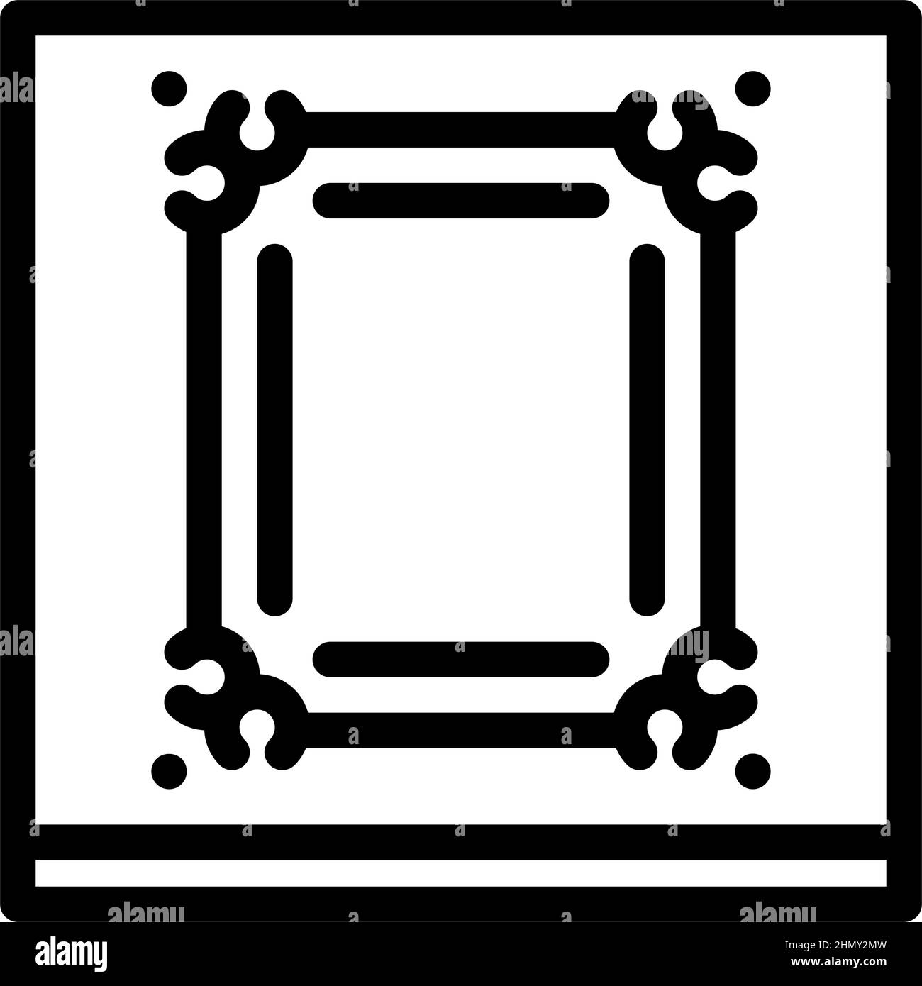 molding and millwork line icon vector illustration Stock Vector Image