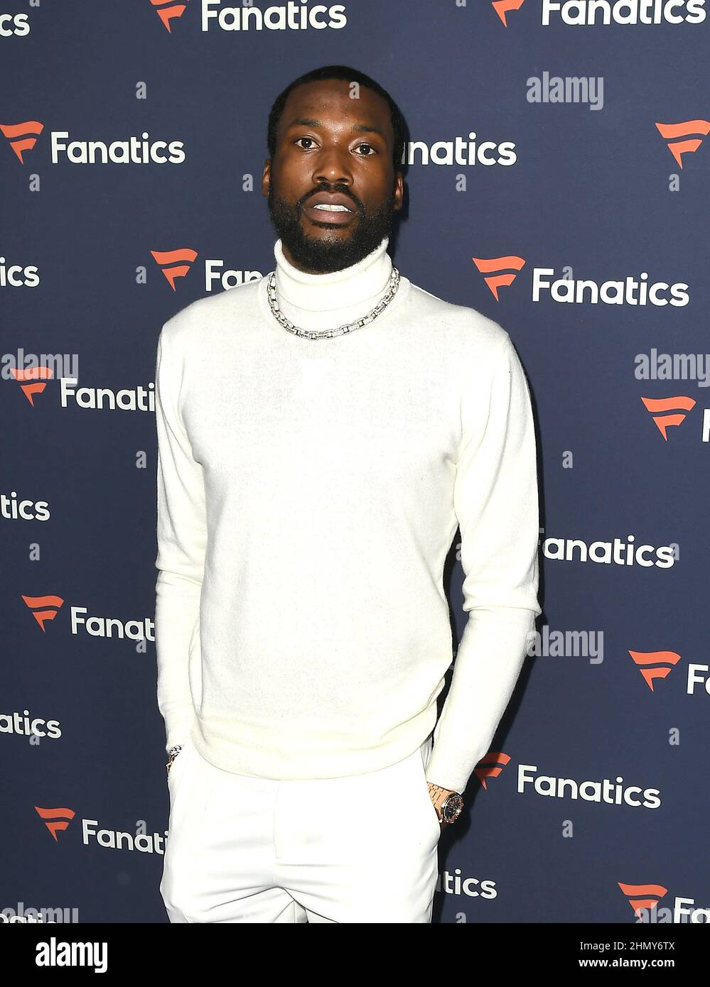 Meek Mill attends Michael Rubin's 2022 Fanatics Super Bowl Party on  February 12, 2022 in Culver City, California. Photo: Casey  Flanigan/imageSPACE/MediaPunch Stock Photo - Alamy