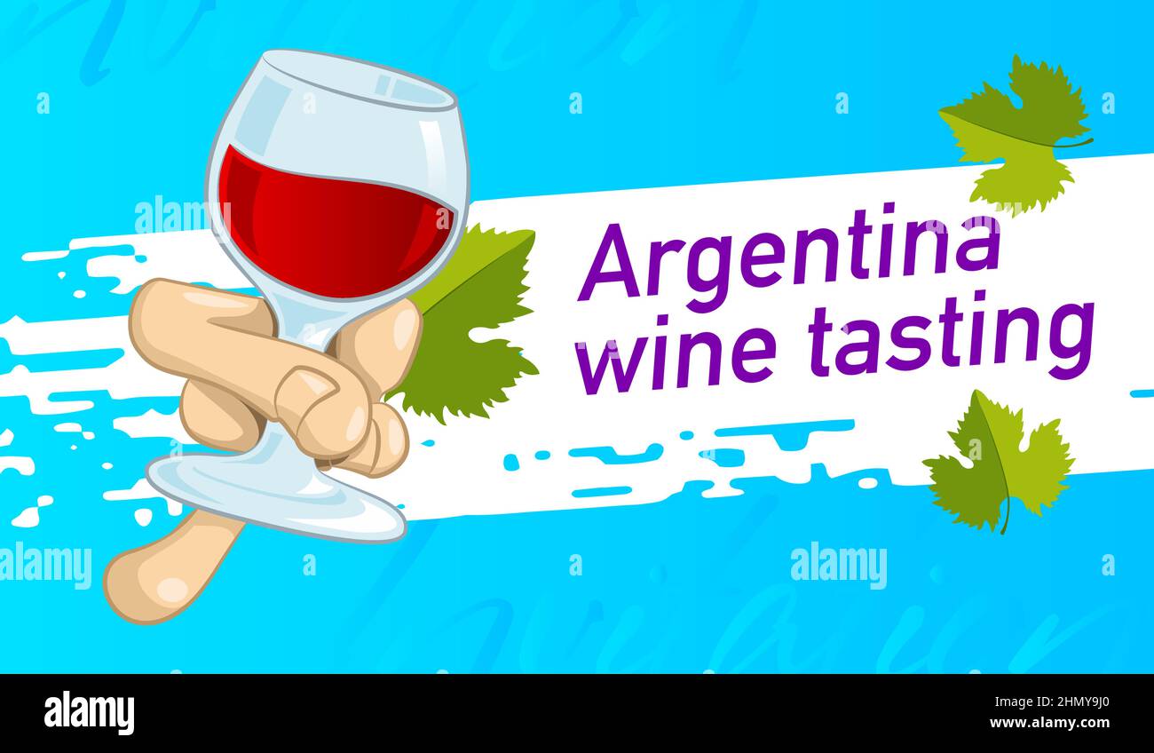 Invitation design for tasting Argentina wine Stock Vector Image & Art ...