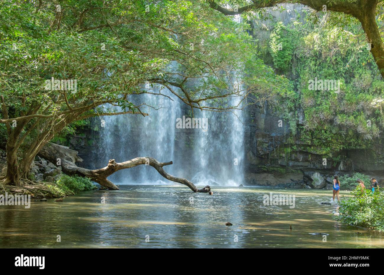 Llanos del Cortez Waterfall, Bagaces, Guanacaste, Costa Rica Stock Photo