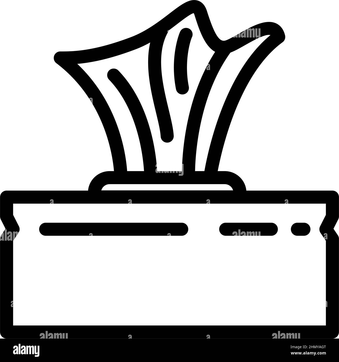 tissue box line icon vector illustration Stock Vector Image & Art Alamy