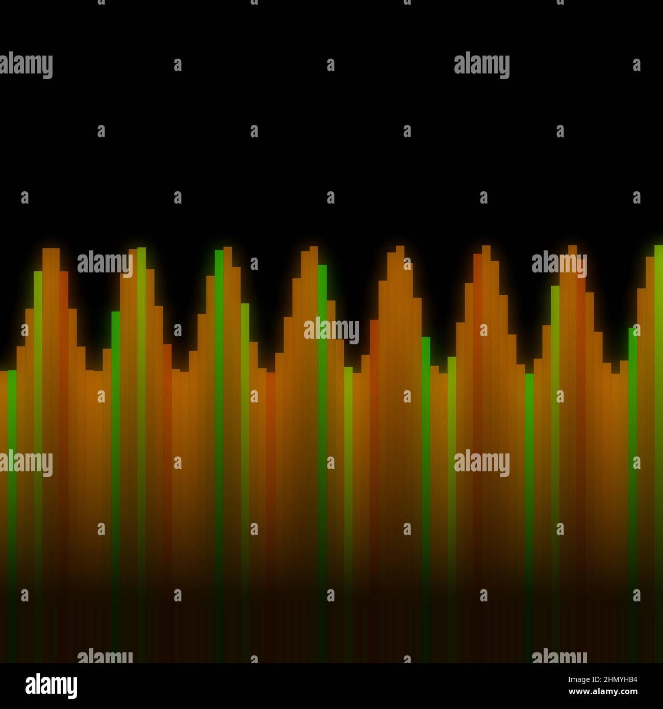 Digital equalizer display perfect for background or wallpaper Stock