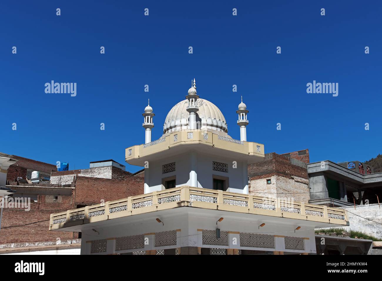 Saidu Sharif mosque, Allah-o-Akbar Masjid, Jahanzeb College in Mingora, Swat valley of Himalayas, Pakistan Stock Photo