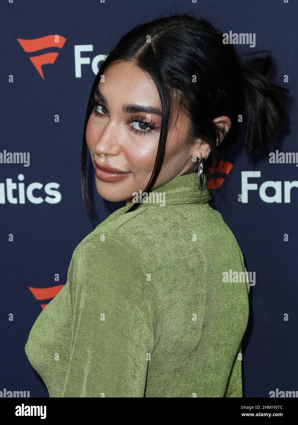 Culver City, United States. 12th Feb, 2022. American model Chantel