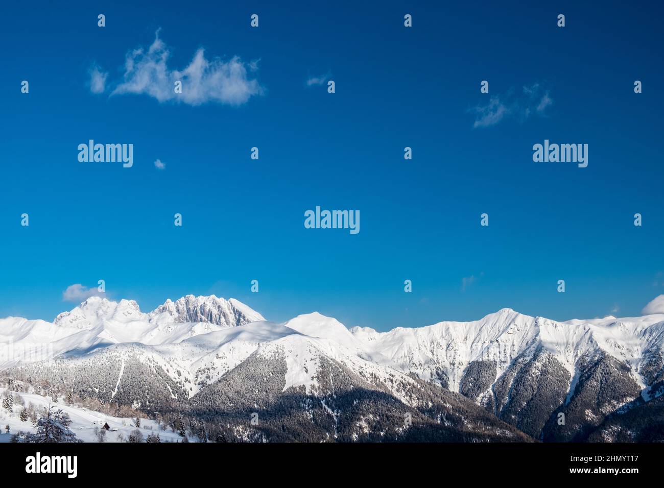 A Look To Mount Coglians, The Tallest Mountain Of Friuli Venezia-giulia 