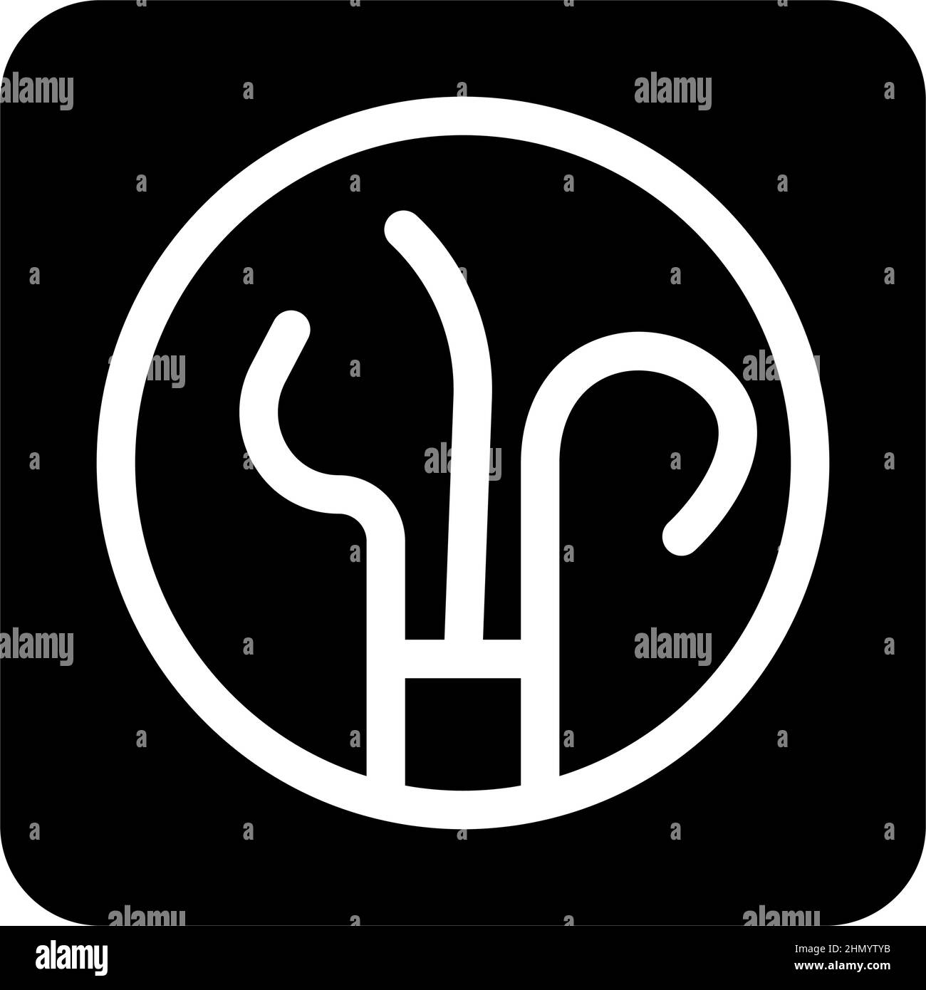 wire socket glyph icon vector illustration Stock Vector Image & Art - Alamy