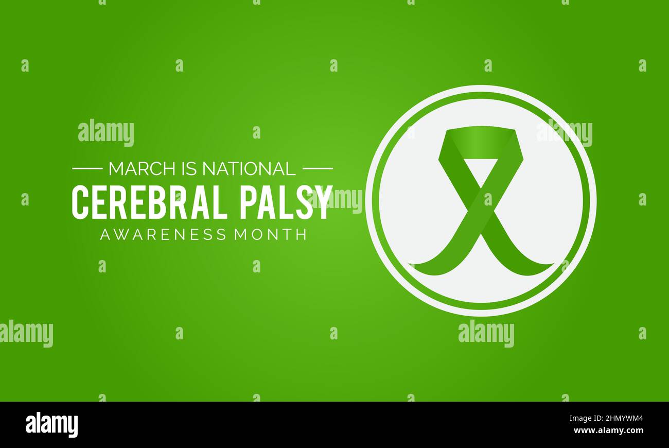 Cerebral palsy Awareness Month. vector template design for banner, card, poster, background. Stock Vector
