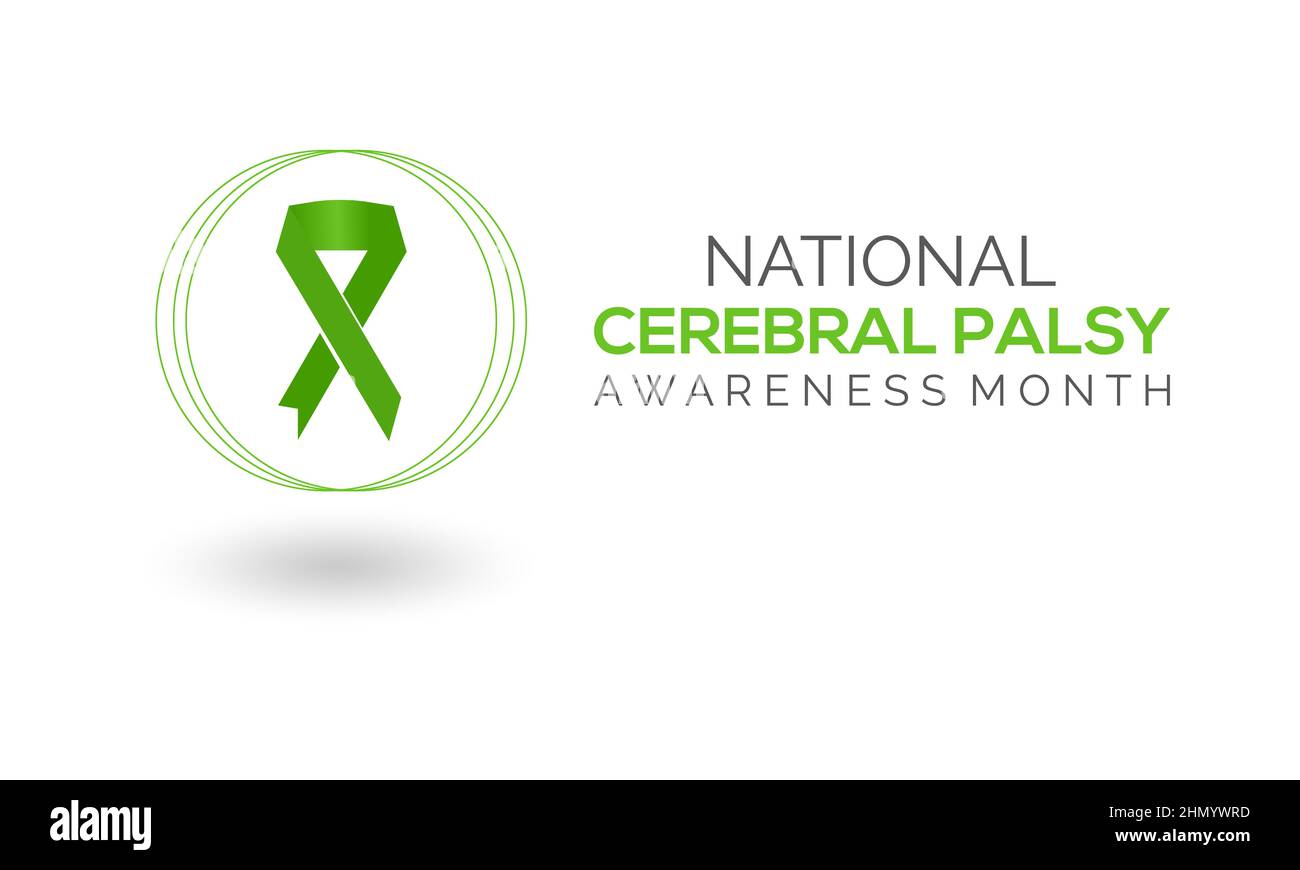 Cerebral palsy Awareness Month. vector template design for banner, card