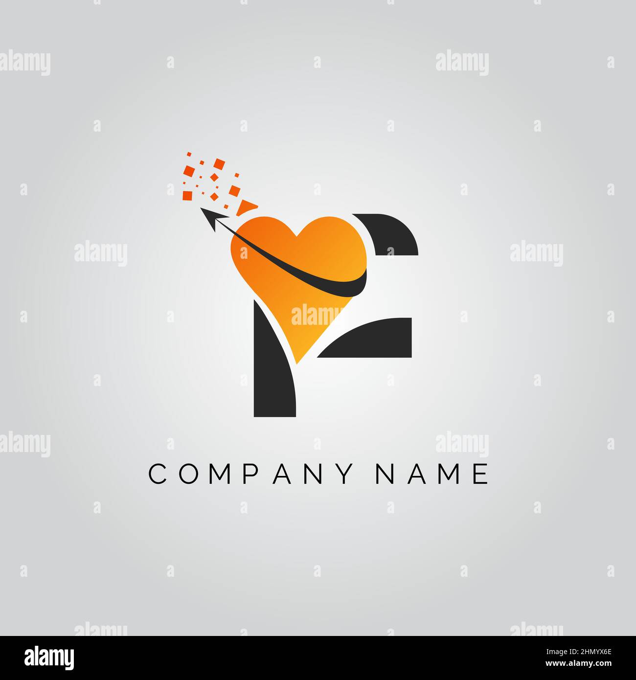 Initial lv letter logo design template abstract Vector Image