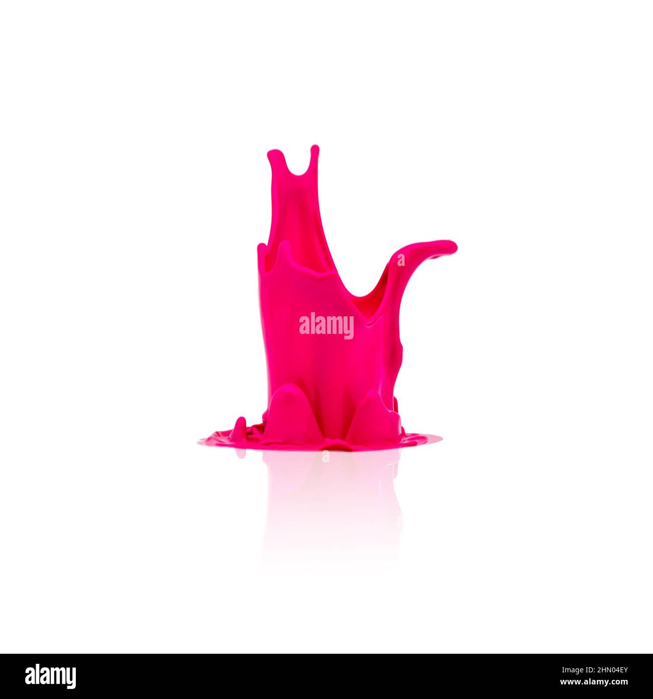 pink paint splashing Stock Photo Alamy