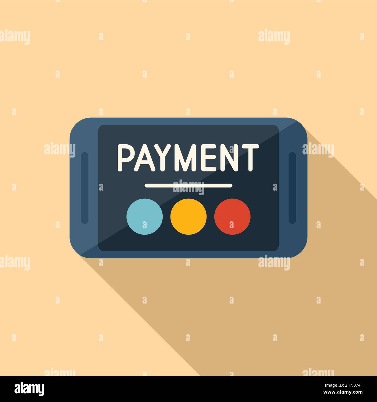 Payment icon flat vector. Money pay Stock Vector