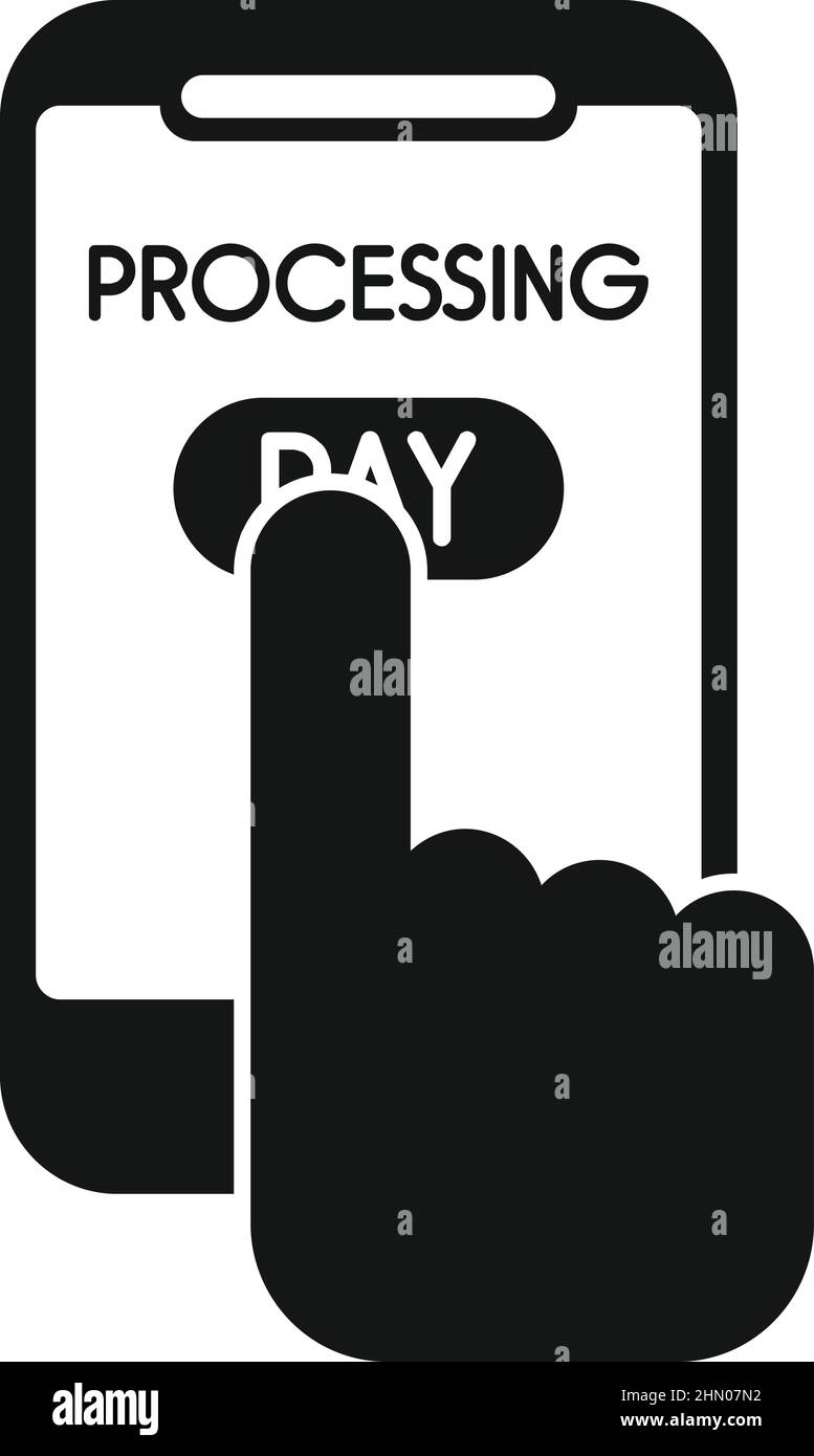 Pay processing icon simple vector. Money payment Stock Vector Image ...