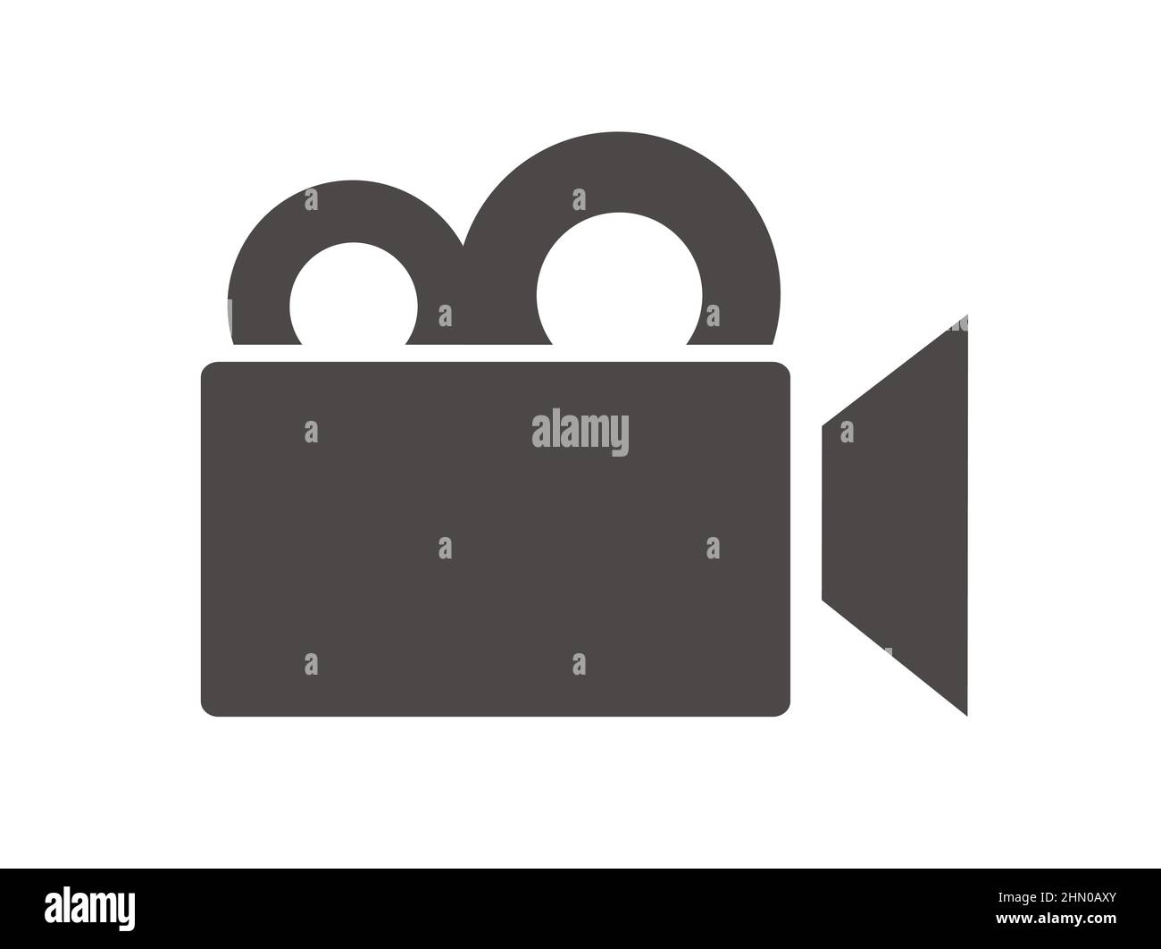 Video camera icon. Cinema camera icon Stock Vector