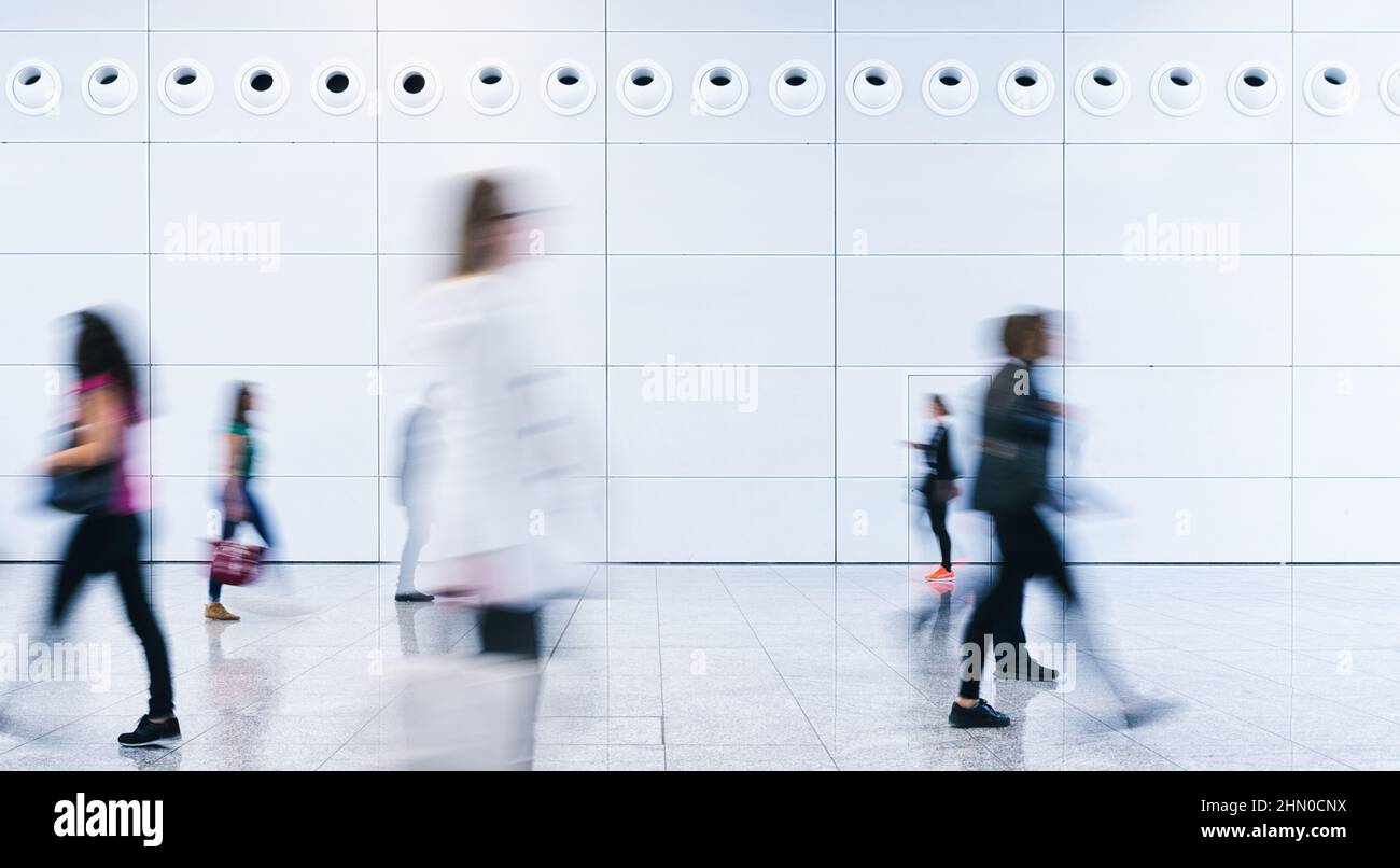 Business people blurred hi-res stock photography and images - Alamy