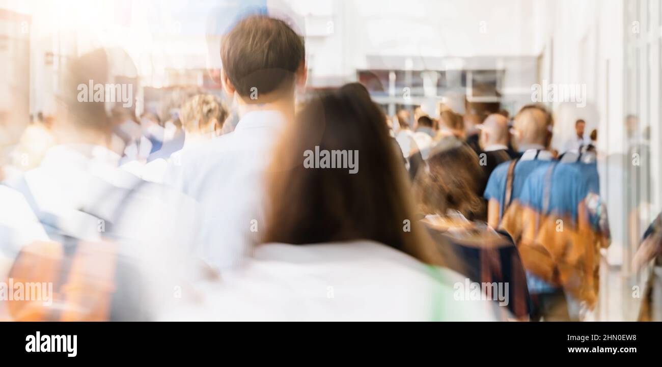 Crowd of anonymous people walking on busy city street Stock Photo - Alamy
