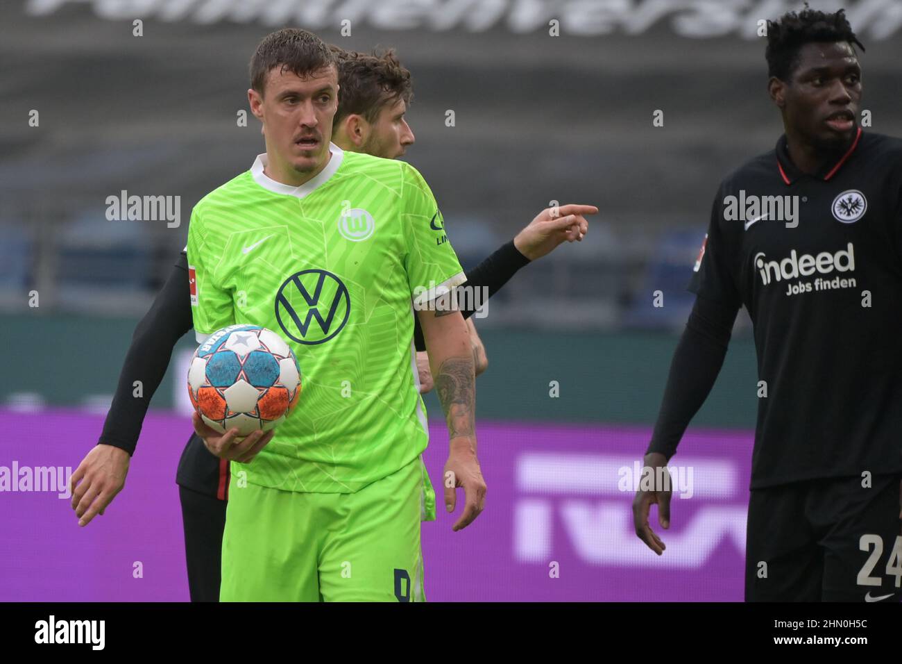 12 February 2022, Hessen, Frankfurt/Main Soccer Bundesliga, Eintracht