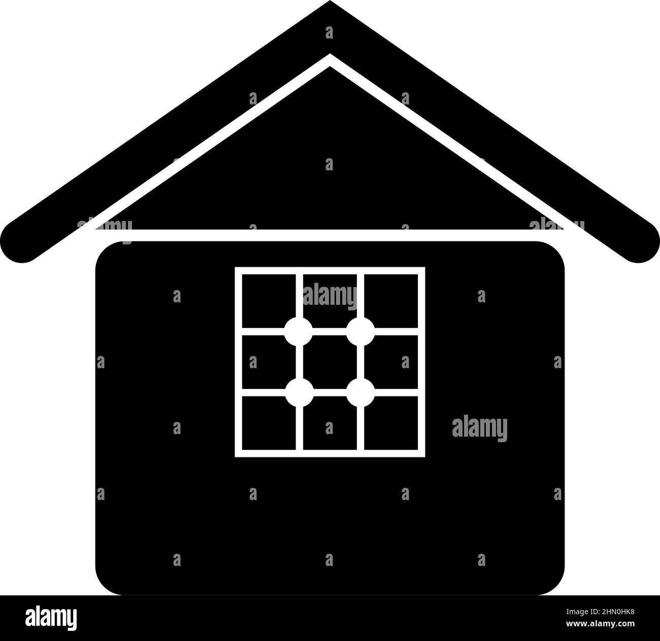 Home icon black color vector illustration image flat style simple Stock ...