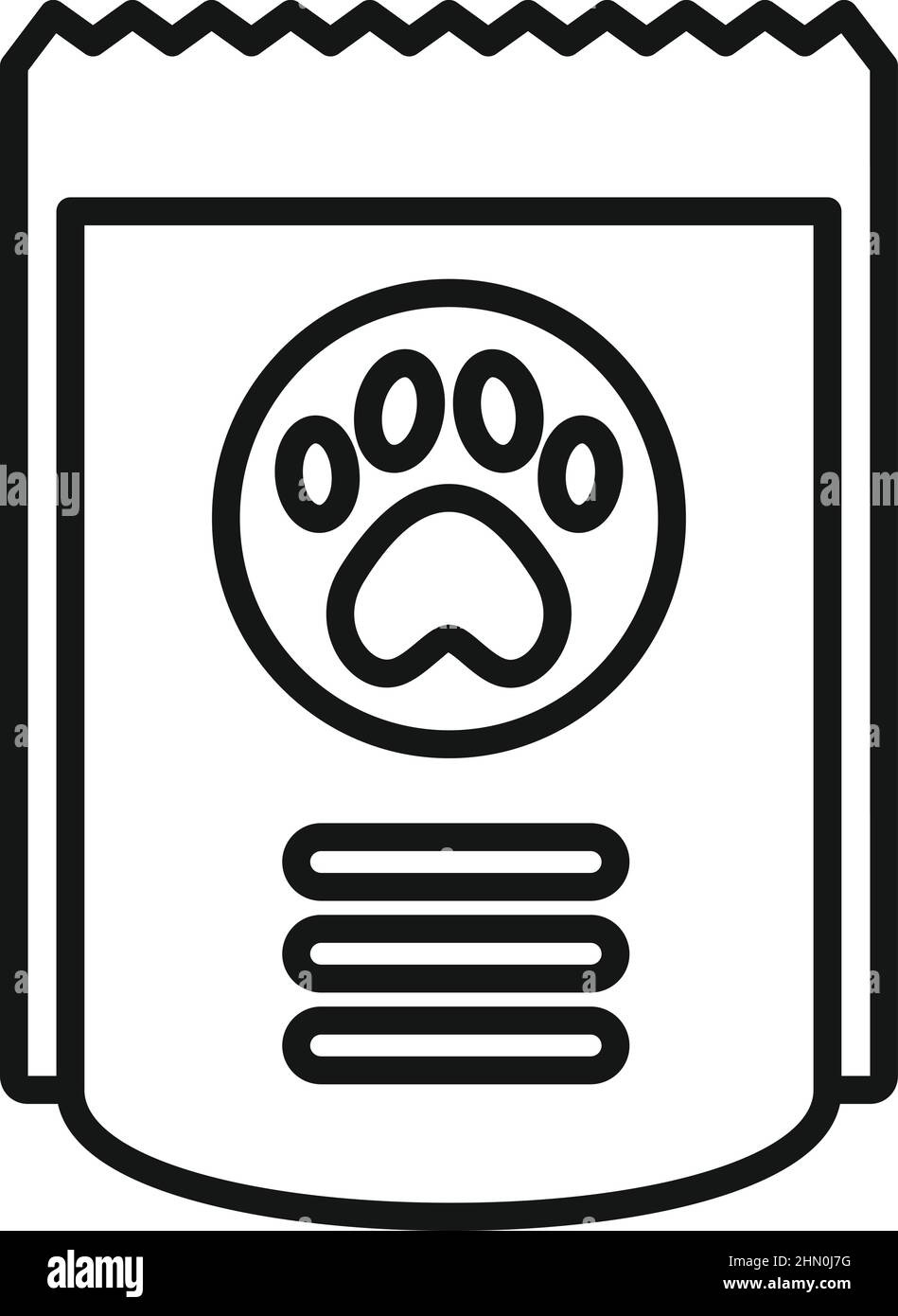 New cookie dog food icon outline vector. Animal feed Stock Vector Image &  Art - Alamy