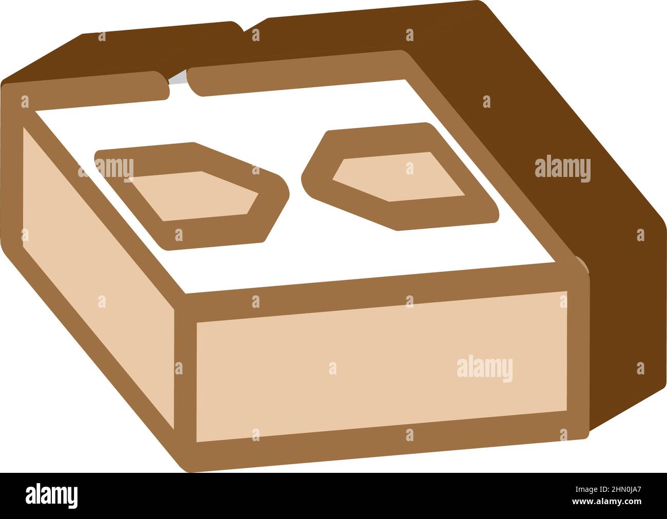 stylish facing brick isometric icon vector illustration Stock Vector ...