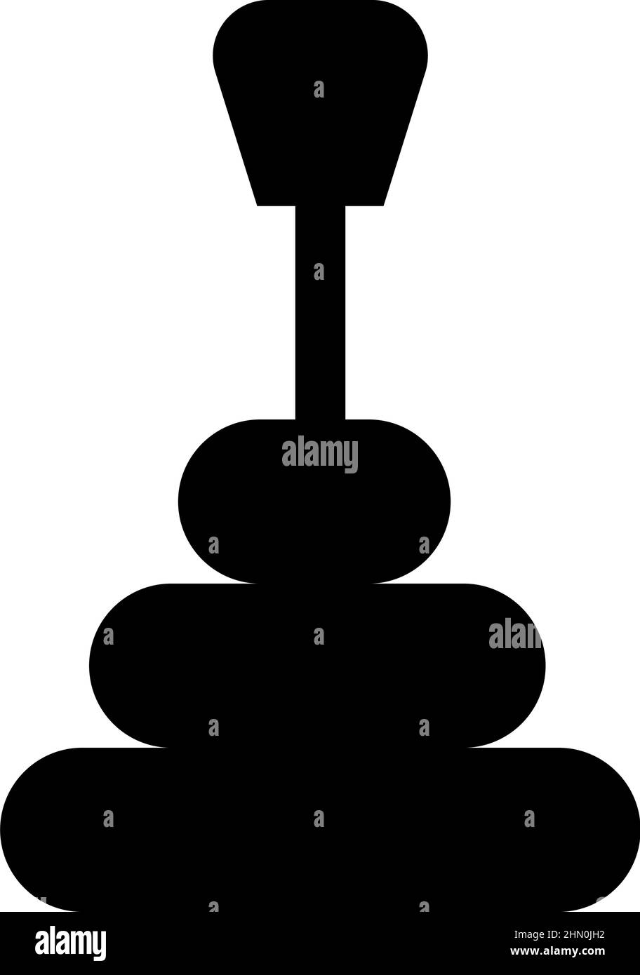 Gearbox manual shift automatic transmission icon black color vector