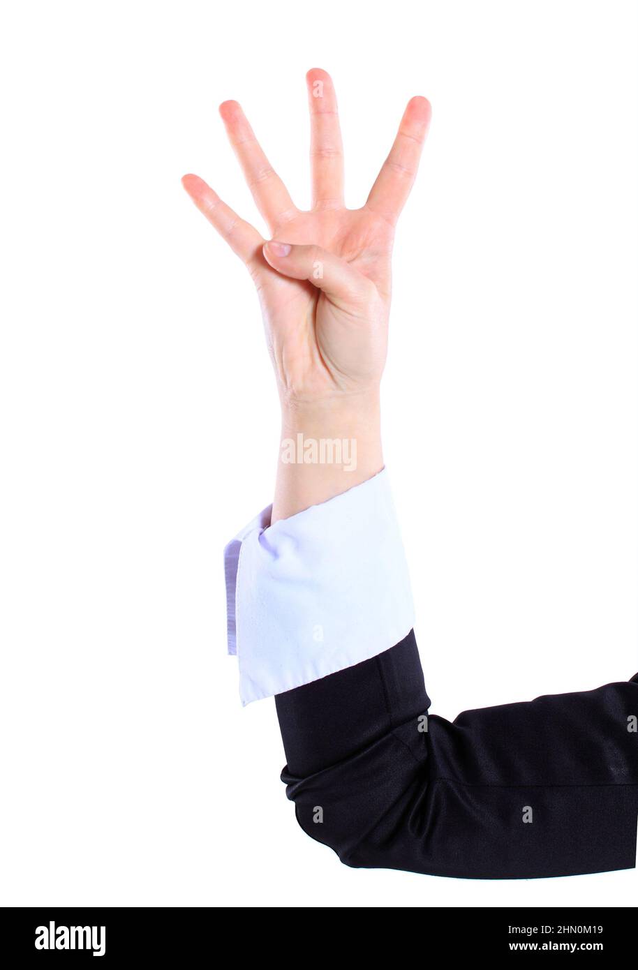 Woman hand isolated on white background Stock Photo - Alamy