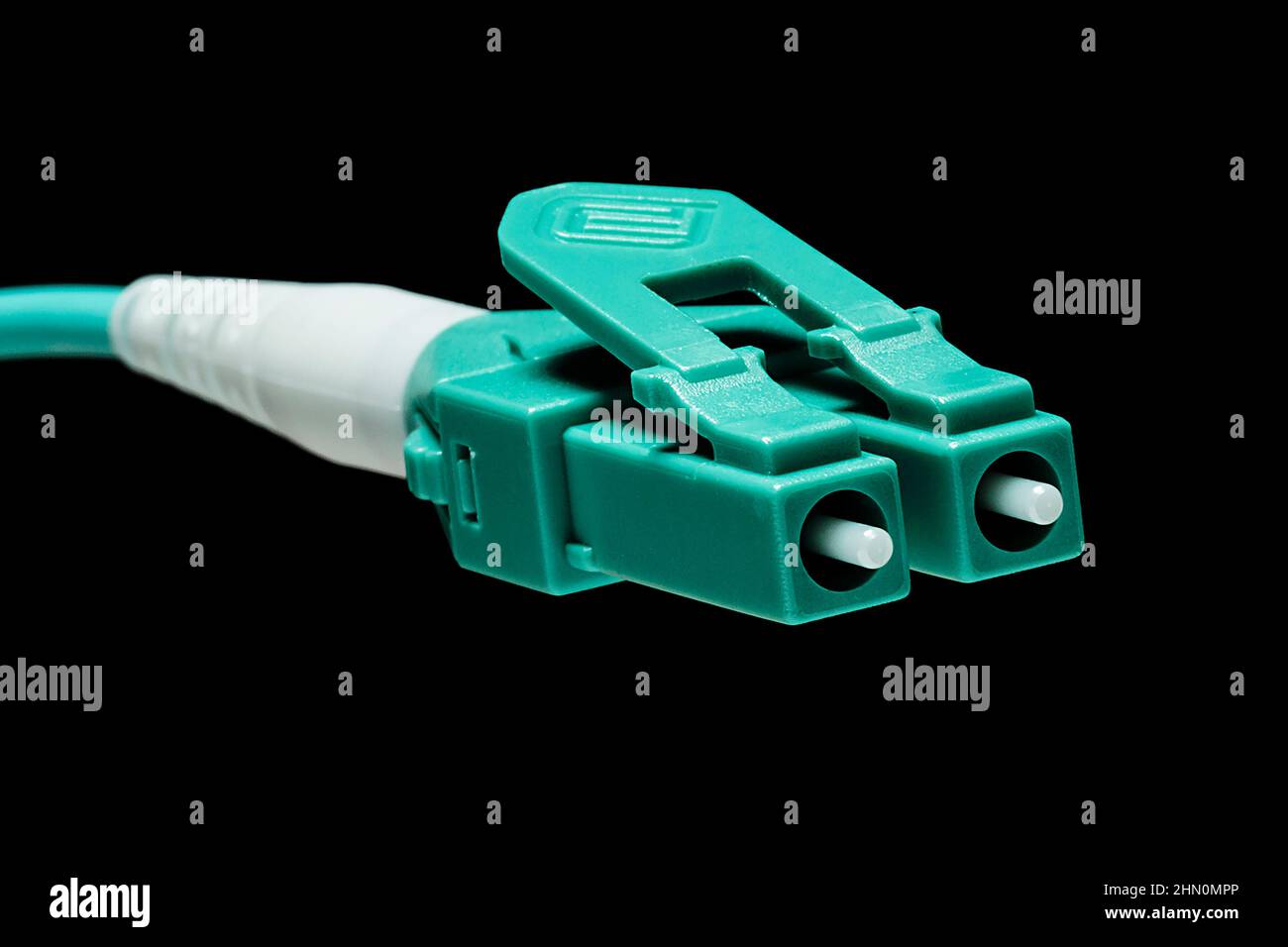 Lc connector pair in one module space hi-res stock photography and ...