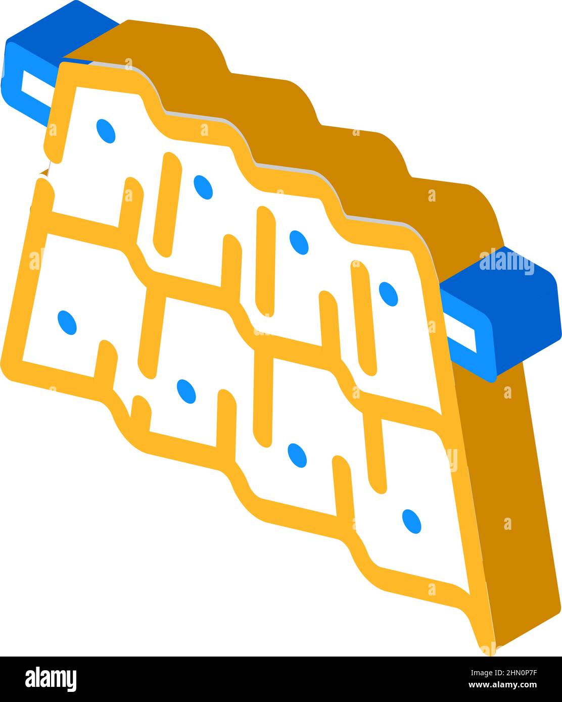 roof building material isometric icon vector illustration Stock Vector ...