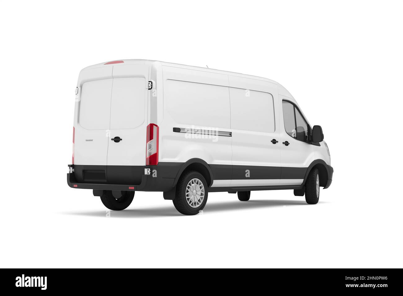 Panel Van Mockup 3D Rendering Stock Photo Alamy