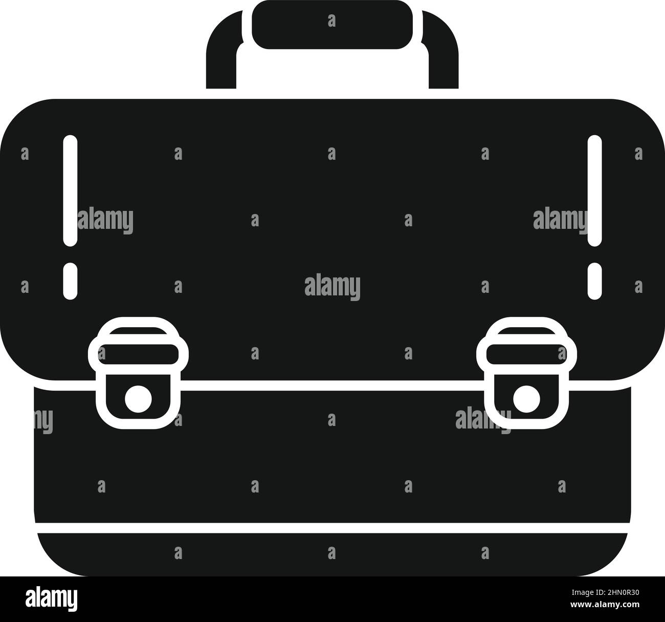 Briefcase bag icon simple vector. Work case Stock Vector Image & Art ...