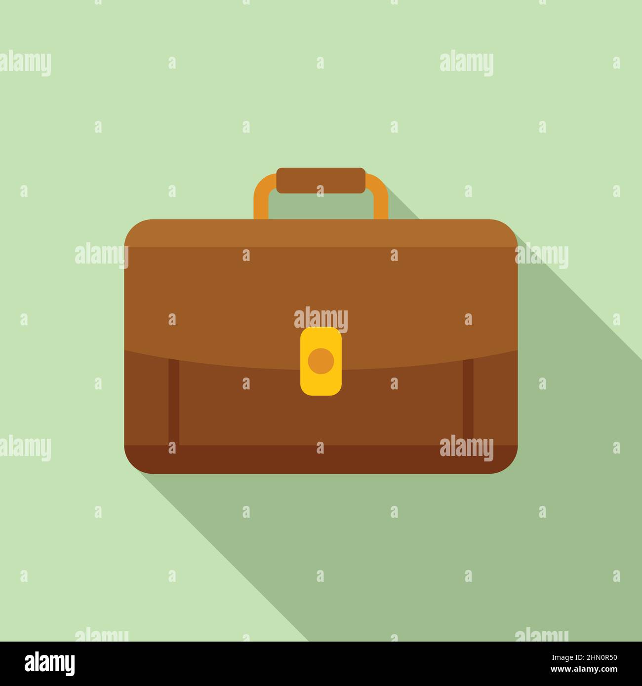 Carry briefcase icon flat vector. Work bag Stock Vector Image & Art - Alamy