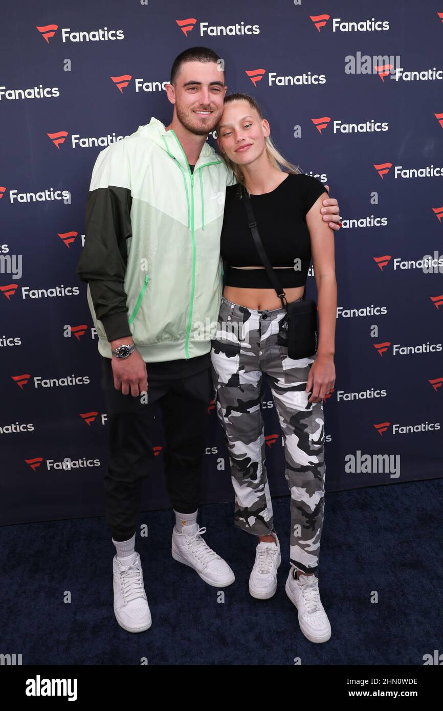 Cody Bellinger and Chase Carter arrive at Michael Rubin's Fanatics