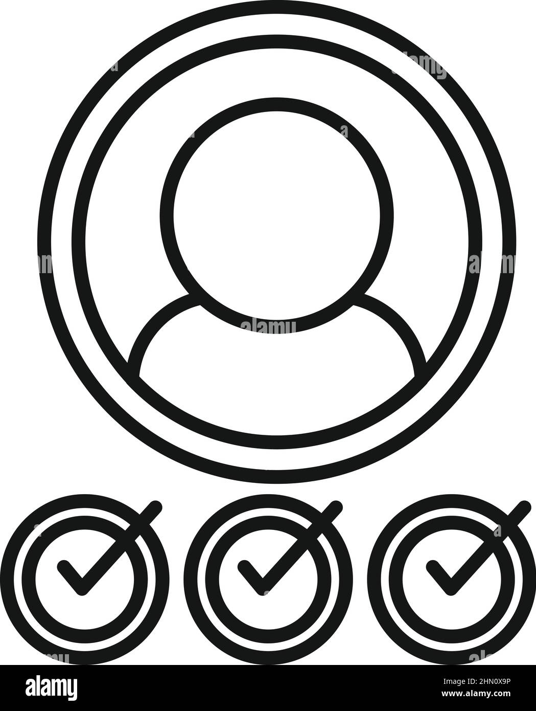 Success man icon outline vector. Business direction Stock Vector Image ...
