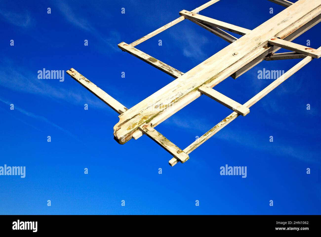 Mill Spring Sail Damaged mill sail hi-res stock photography and images - Alamy