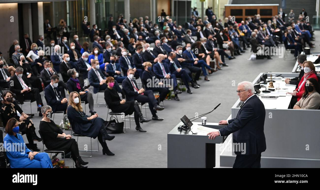 Berlin, Germany. 13th Feb, 2022. Federal President FrankWalter