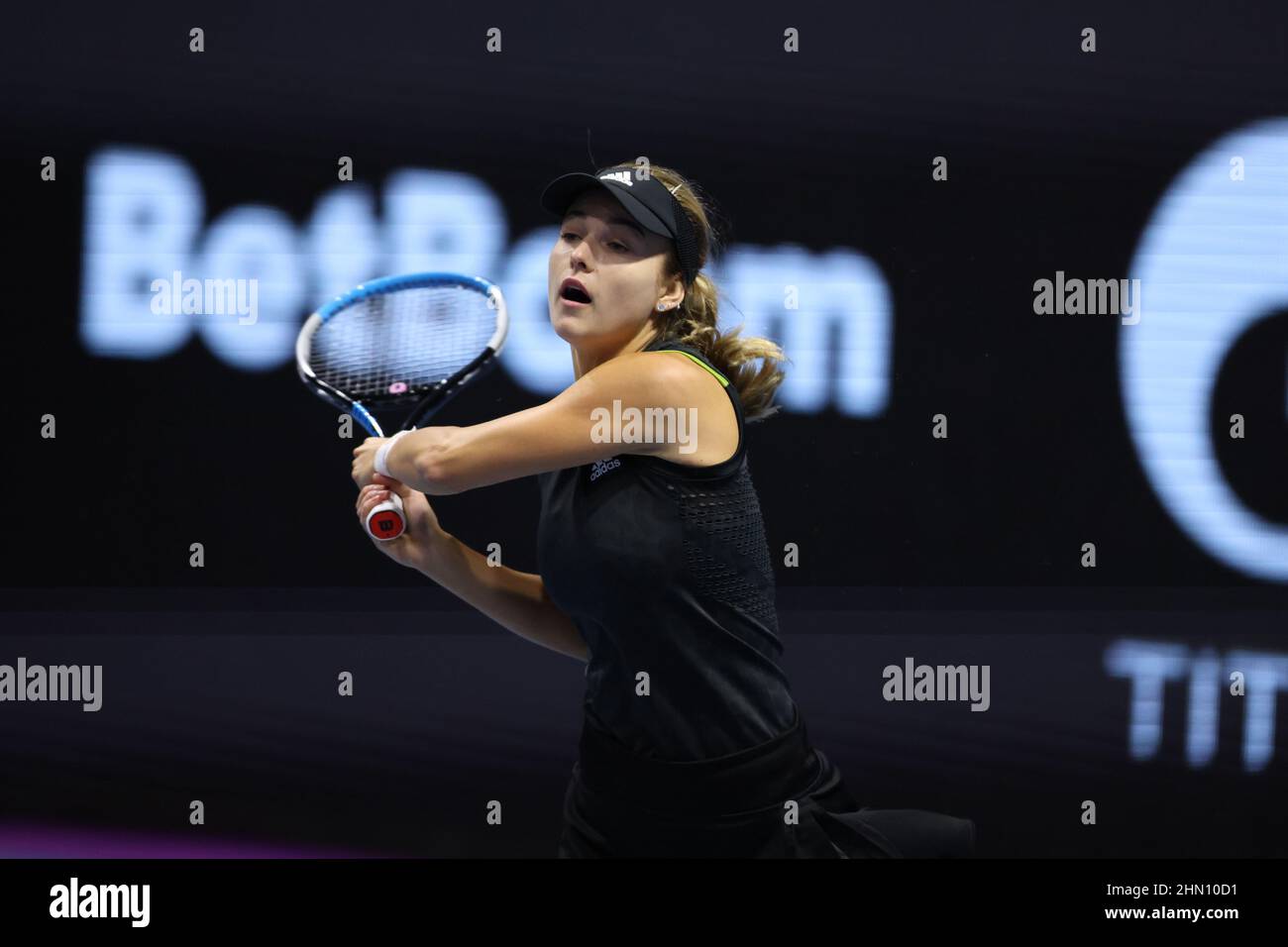Anna Kalinskaya of Russia play against Alisja Rosolska of Poland, Erin ...