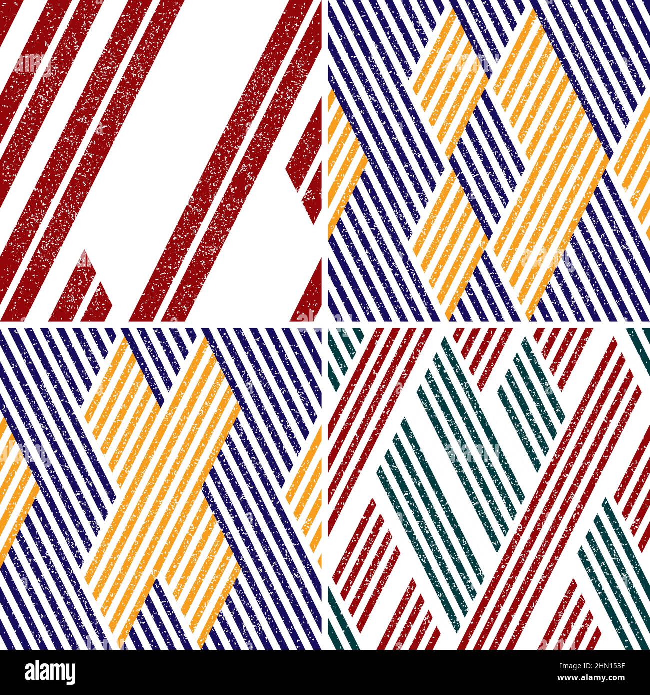 4 different vector patterns in the same package(eps). One pattern is paid and 3 are free (white dividing lines) Stock Vector