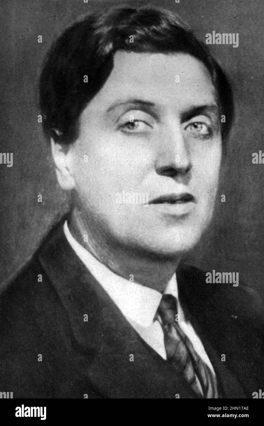 ALBAN BERG (1885-1935) Austrian composer, about 1930 Stock Photo