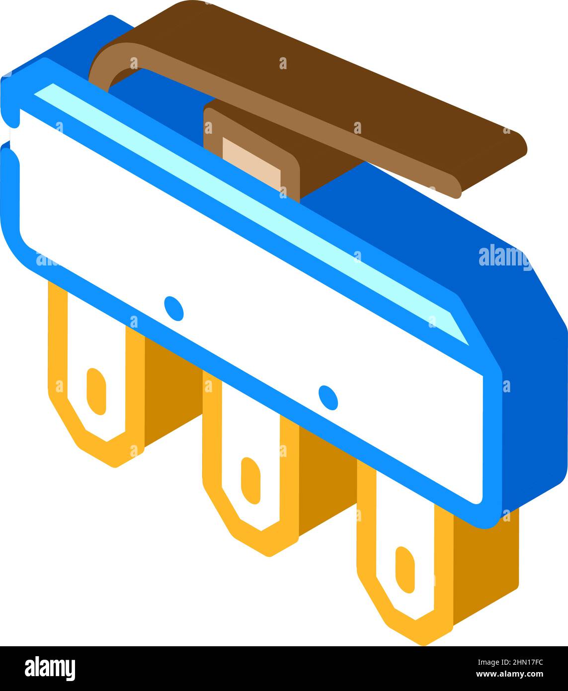 limit switch isometric icon vector illustration Stock Vector Image