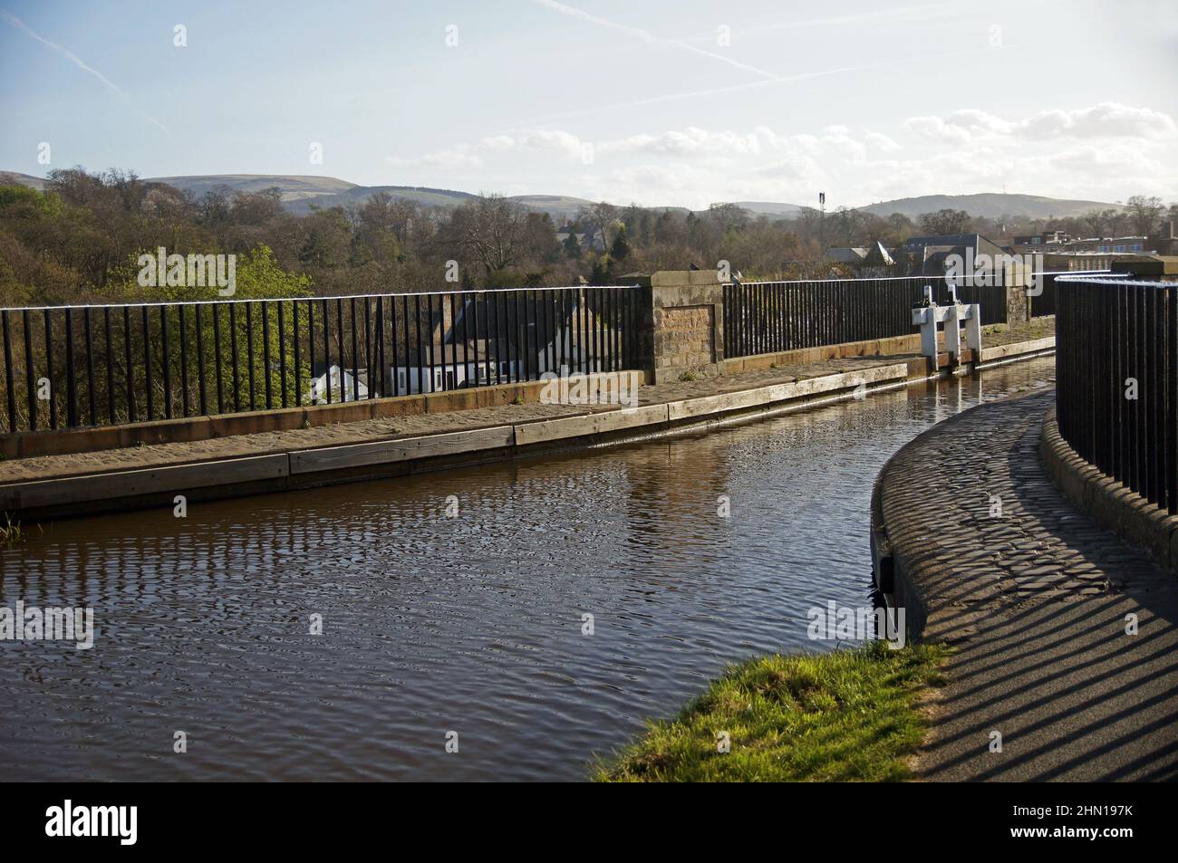 Scotland: Slateford Aqueduct on the Union Canal Stock Photo
