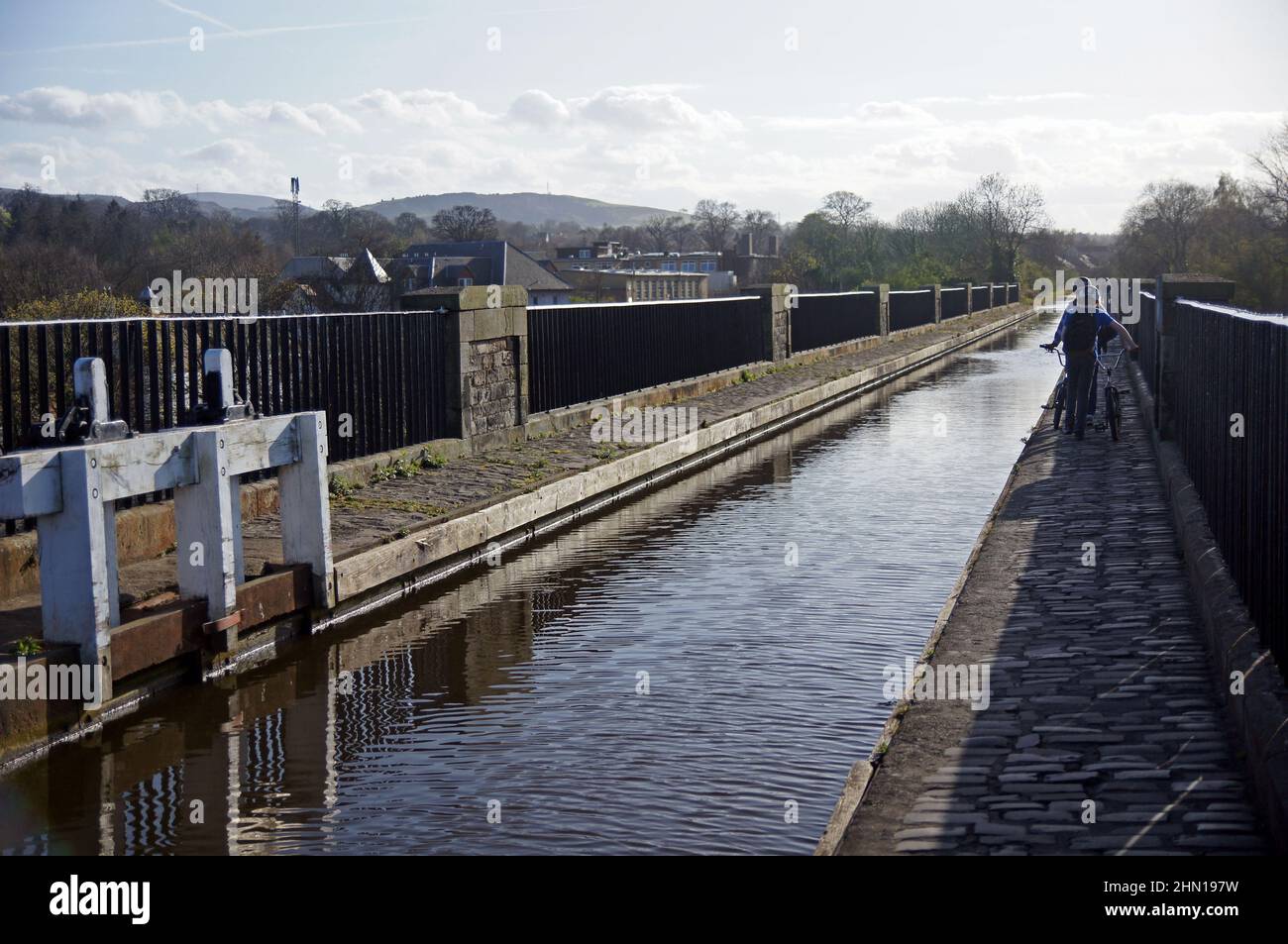 Scotland: Slateford Aqueduct on the Union Canal Stock Photo